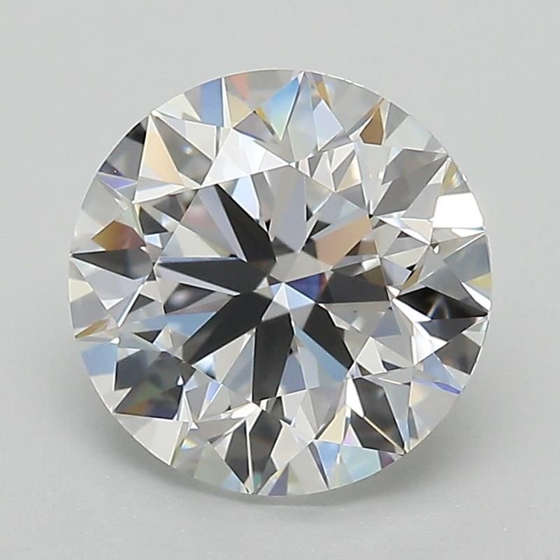 2.51ct D VS1 Excellent Cut Round Lab Grown Diamond