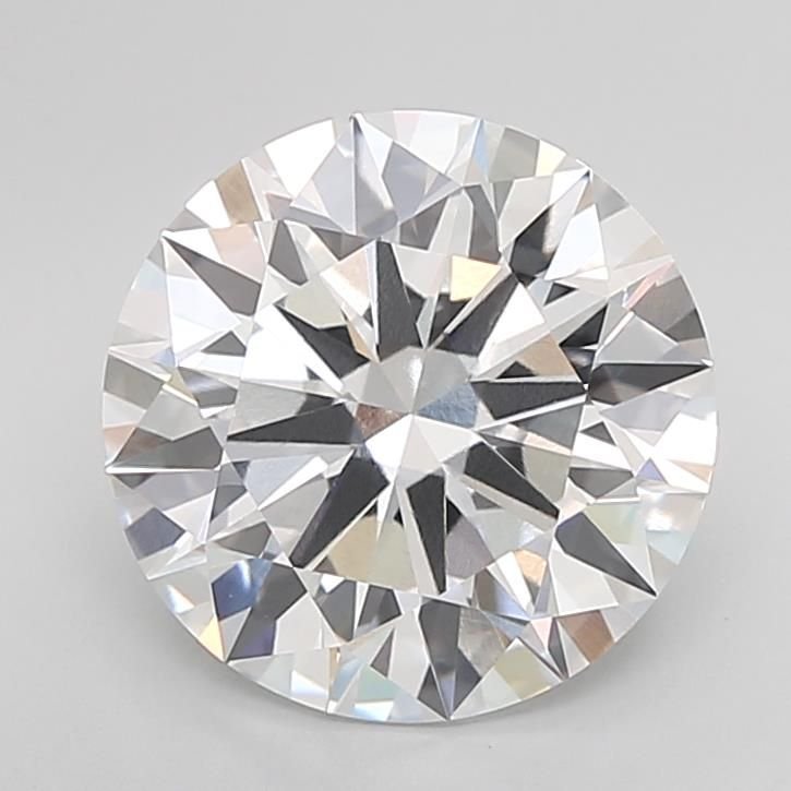 5.26ct E VVS2 Rare Carat Ideal Cut Round Lab Grown Diamond