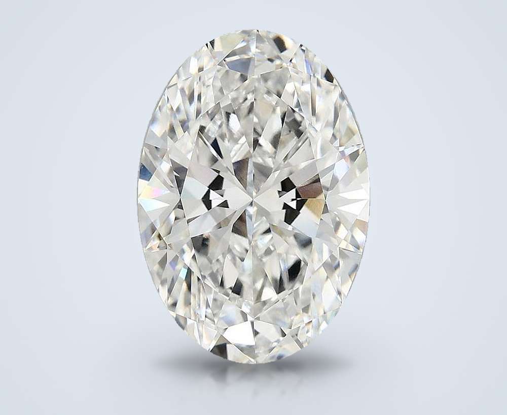 5.42 Carat Oval Lab Diamond