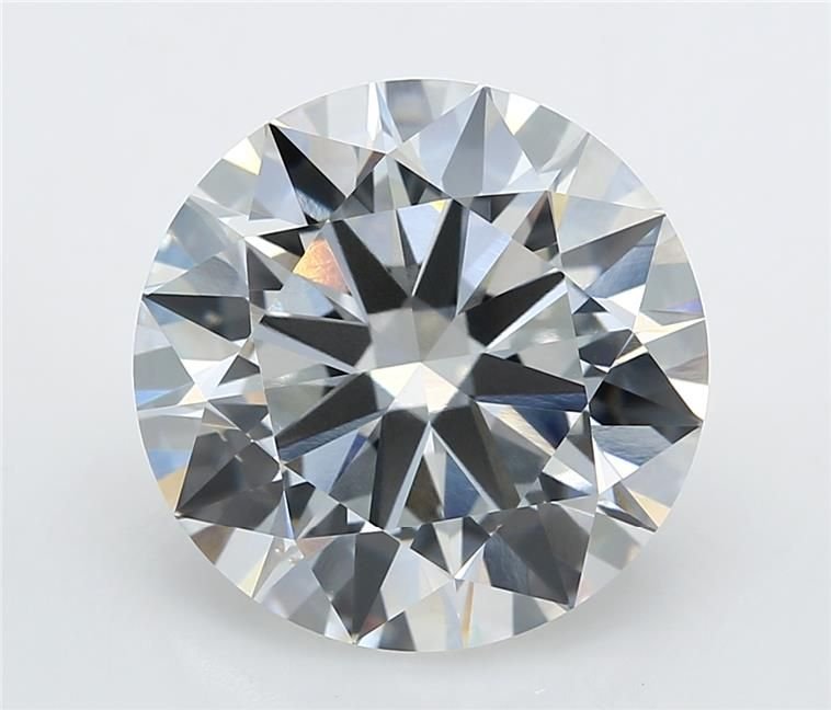 7.03ct F VVS2 Rare Carat Ideal Cut Round Lab Grown Diamond