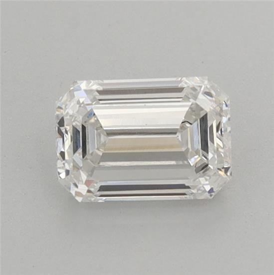 0.83ct F VVS2 Excellent Cut Emerald Lab Grown Diamond