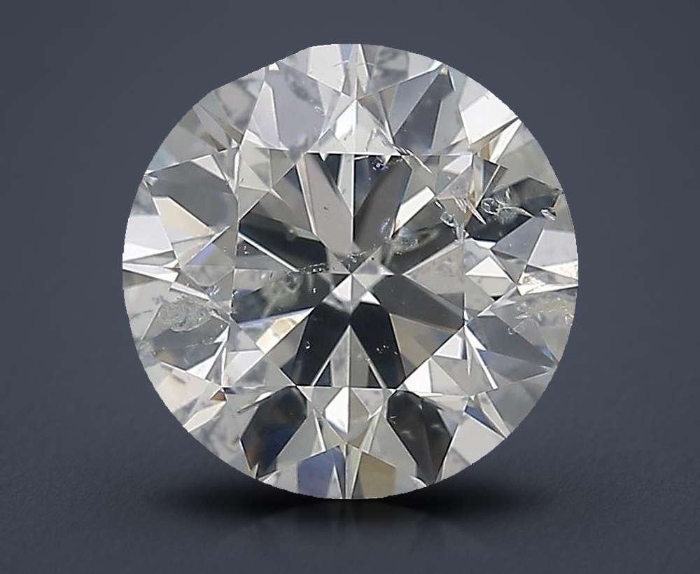 3.00 Carat Round Natural Diamond