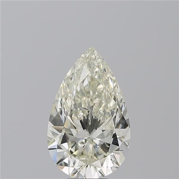 5.00ct J SI2 Rare Carat Ideal Cut Pear Diamond