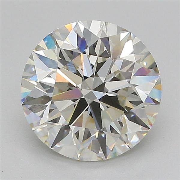 2.14ct J VS1 Excellent Cut Round Lab Grown Diamond