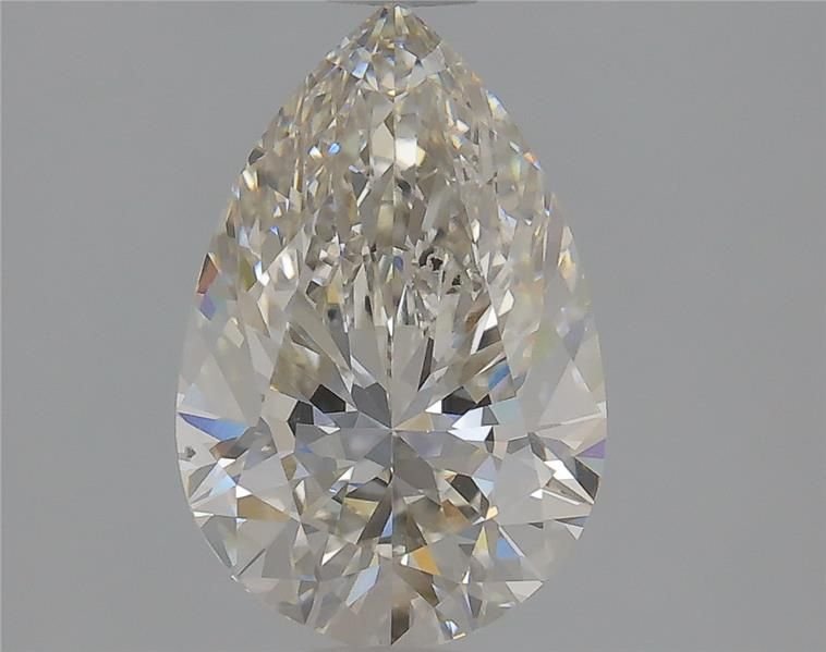 1.57ct H VS2 Rare Carat Ideal Cut Pear Lab Grown Diamond