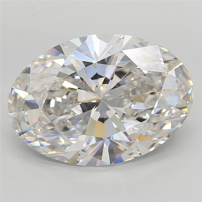 14.08ct F VS2 Rare Carat Ideal Cut Oval Lab Grown Diamond