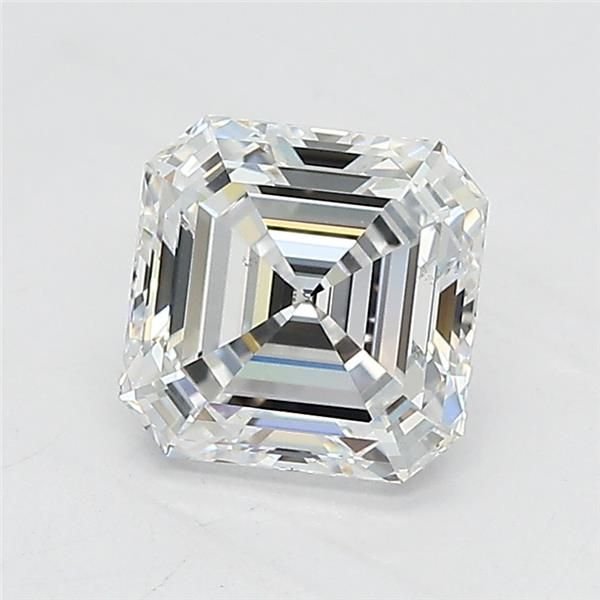 1.24ct D VS1 Rare Carat Ideal Cut Asscher Lab Grown Diamond