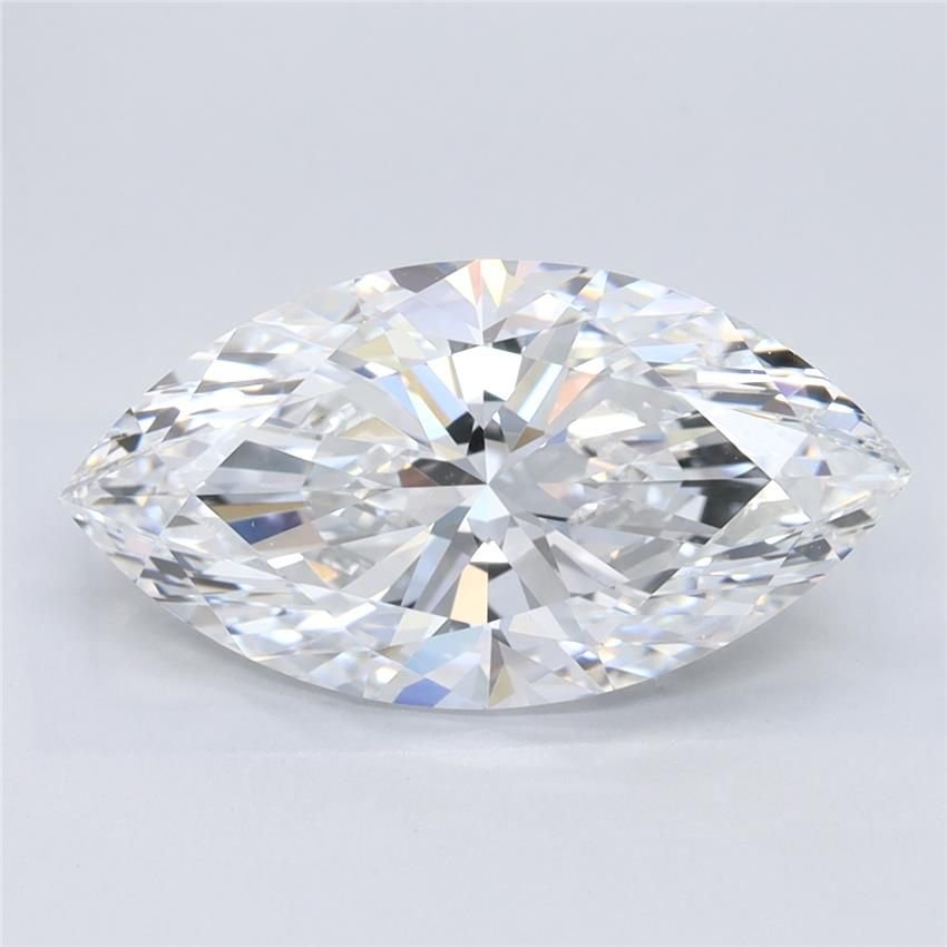 3.01ct D VVS1 Rare Carat Ideal Cut Marquise Lab Grown Diamond