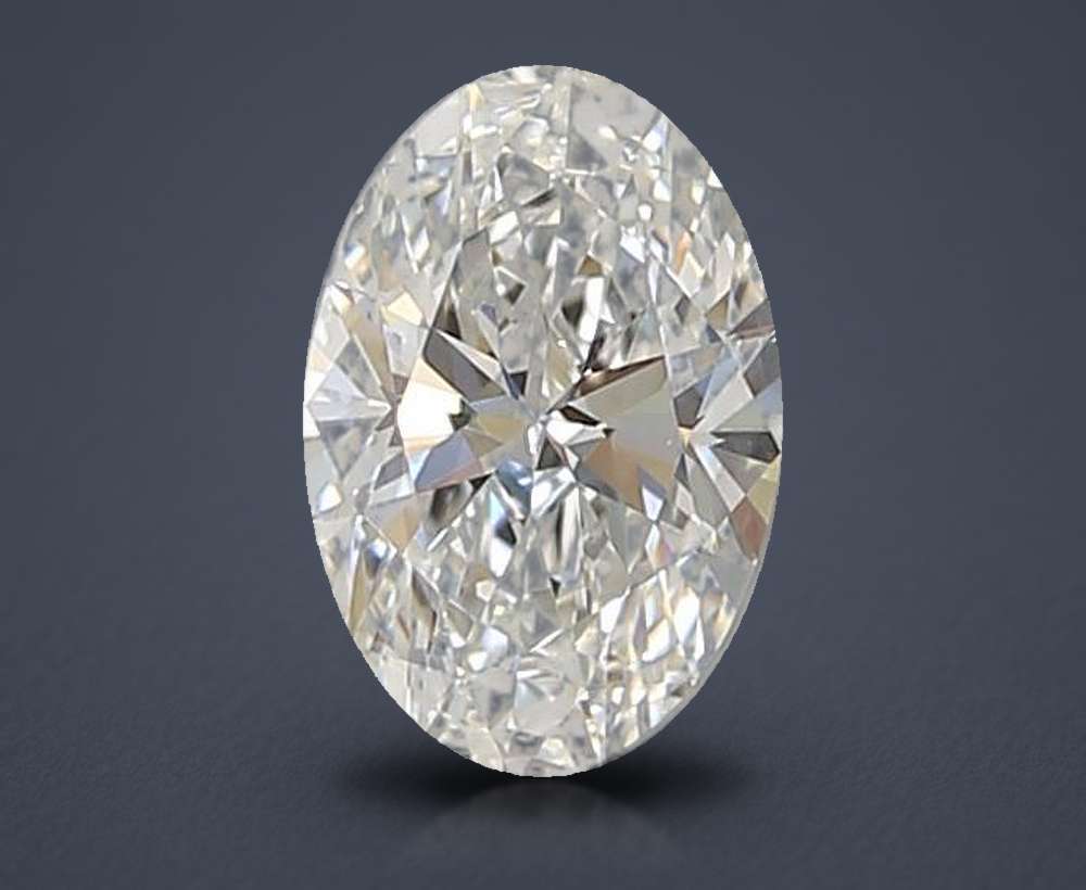 0.58 Carat Oval Lab Diamond