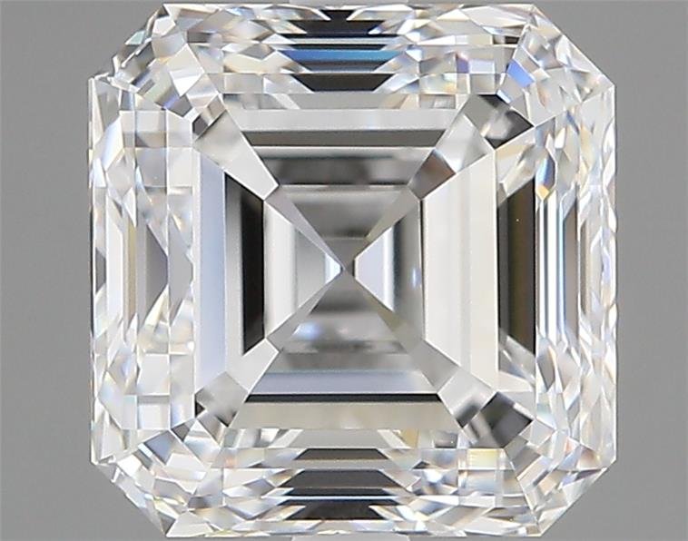 4.00ct D VVS2 Very Good Cut Asscher Diamond