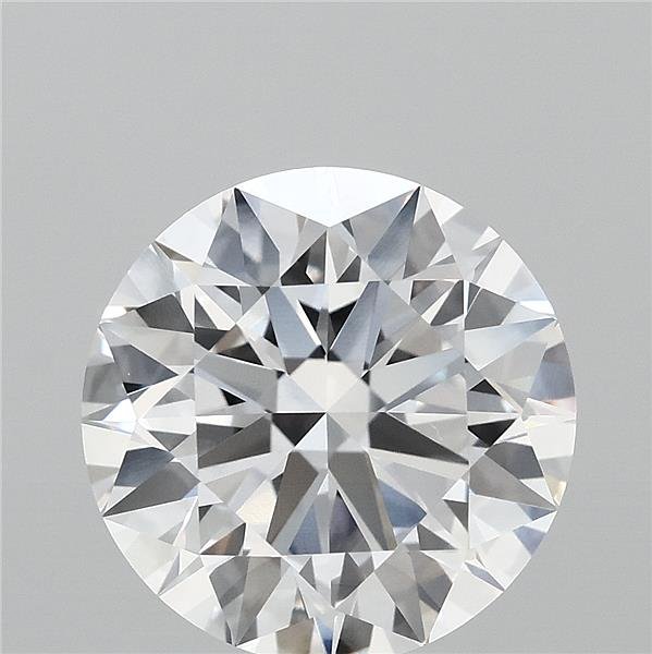 4.09 Carat Round Lab Diamond
