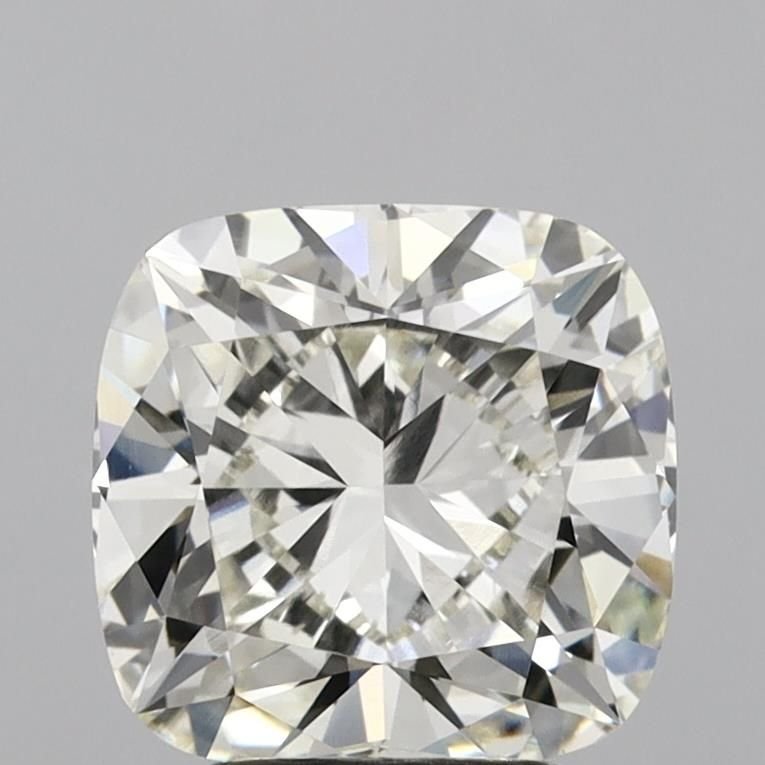 3.28ct J VS1 Rare Carat Ideal Cut Cushion Lab Grown Diamond