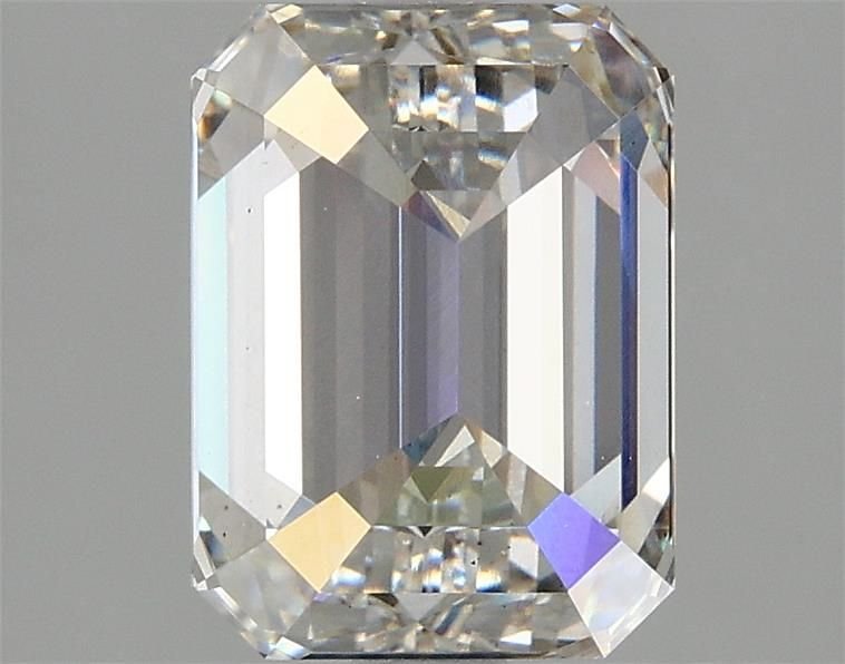 2.56ct H VS2 Excellent Cut Emerald Lab Grown Diamond