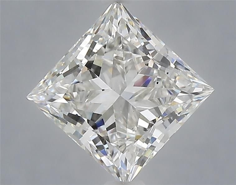 1.55ct F VS2 Rare Carat Ideal Cut Princess Lab Grown Diamond