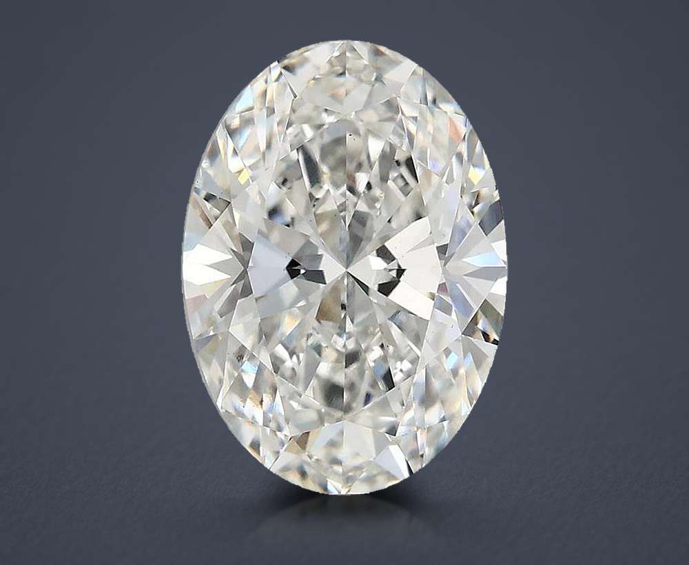 3.81 Carat Oval Lab Diamond