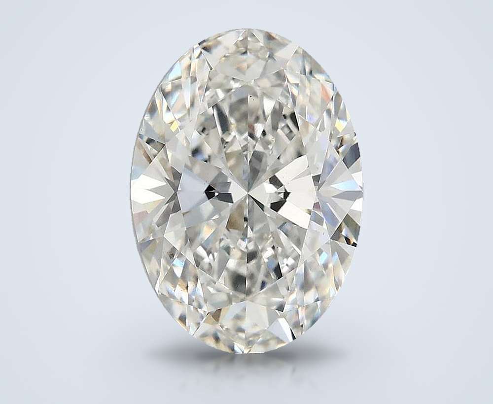 3.81 Carat Oval Lab Diamond
