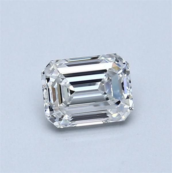 0.59ct F VVS1 Excellent Cut Emerald Diamond