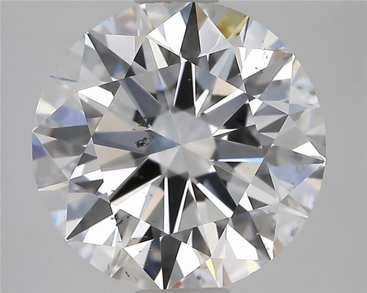 3.01ct D SI2 Rare Carat Ideal Cut Round Diamond