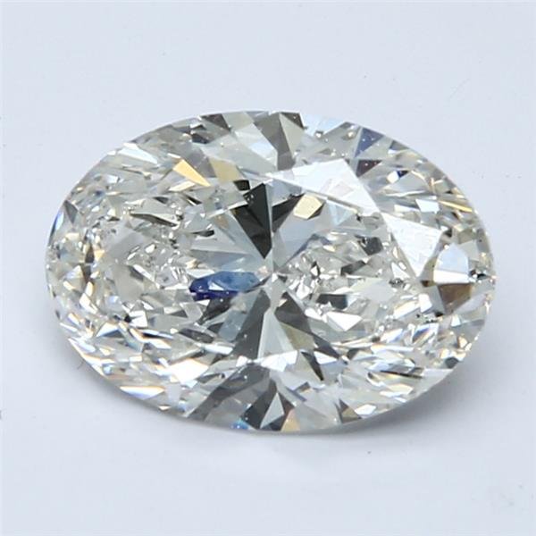 2.01ct G SI2 Rare Carat Ideal Cut Oval Diamond