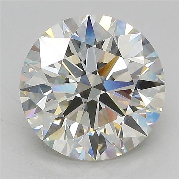 3.10ct J VS1 Rare Carat Ideal Cut Round Lab Grown Diamond