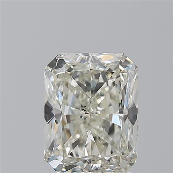 3.01ct K SI2 Rare Carat Ideal Cut Radiant Diamond