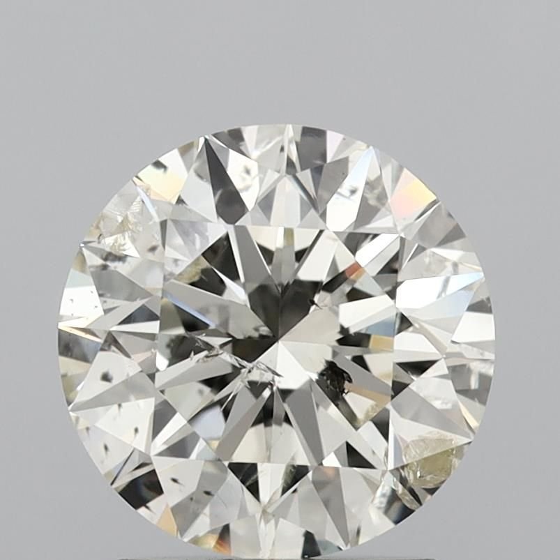 2.01ct K SI2 Rare Carat Ideal Cut Round Diamond