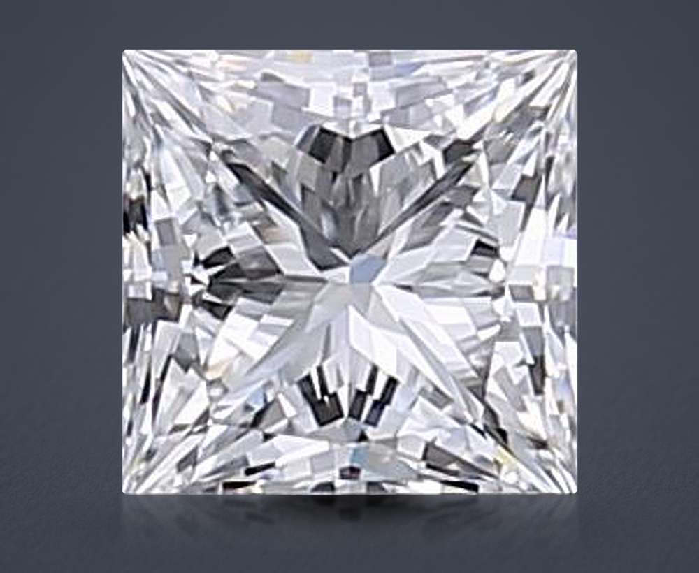 0.53 Carat Princess Lab Diamond