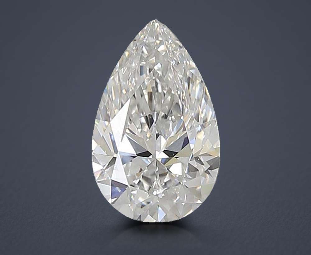 1.34 Carat Pear Lab Diamond