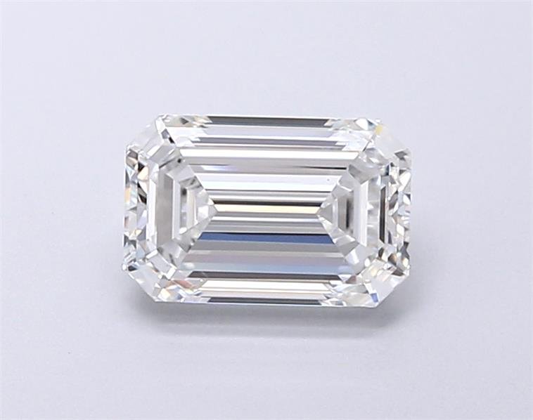 1.52ct F VS1 Excellent Cut Emerald Lab Grown Diamond