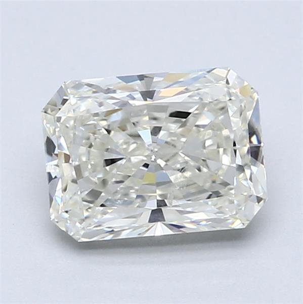 2.01ct K SI2 Rare Carat Ideal Cut Radiant Diamond