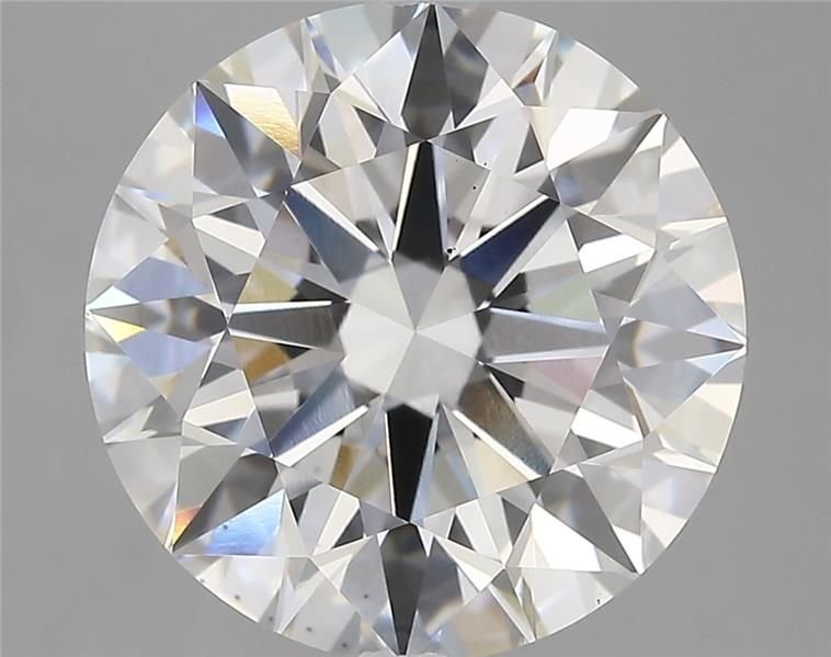 7.04ct D VS1 Rare Carat Ideal Cut Round Lab Grown Diamond
