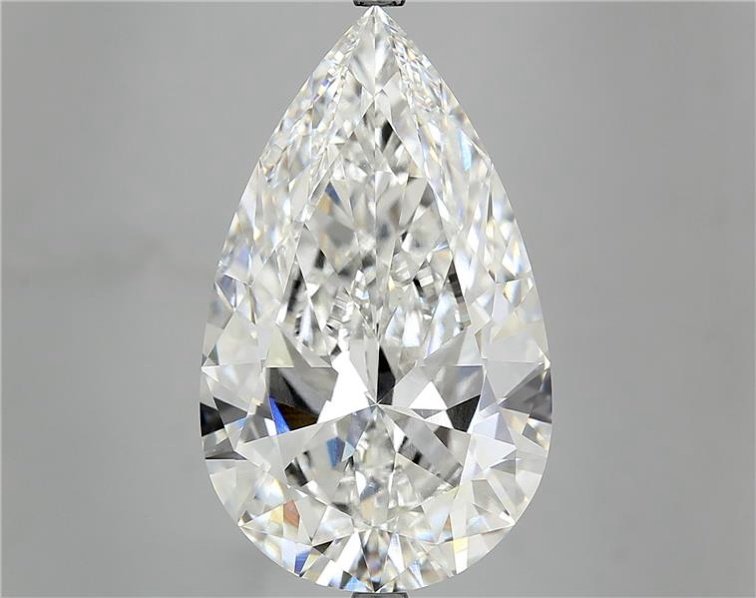 11.05ct E VVS2 Rare Carat Ideal Cut Pear Lab Grown Diamond