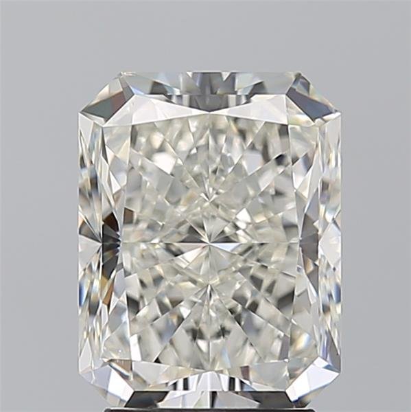 3.22ct H SI1 Rare Carat Ideal Cut Radiant Diamond