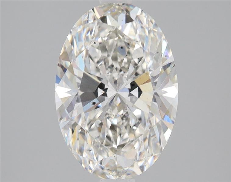 2.27ct H SI1 Rare Carat Ideal Cut Oval Lab Grown Diamond