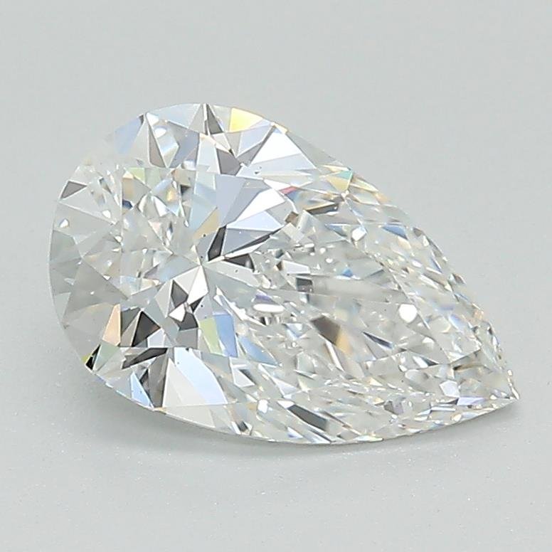 1.29ct F VS1 Rare Carat Ideal Cut Pear Lab Grown Diamond