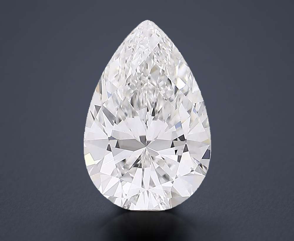 2.00 Carat Pear Lab Diamond