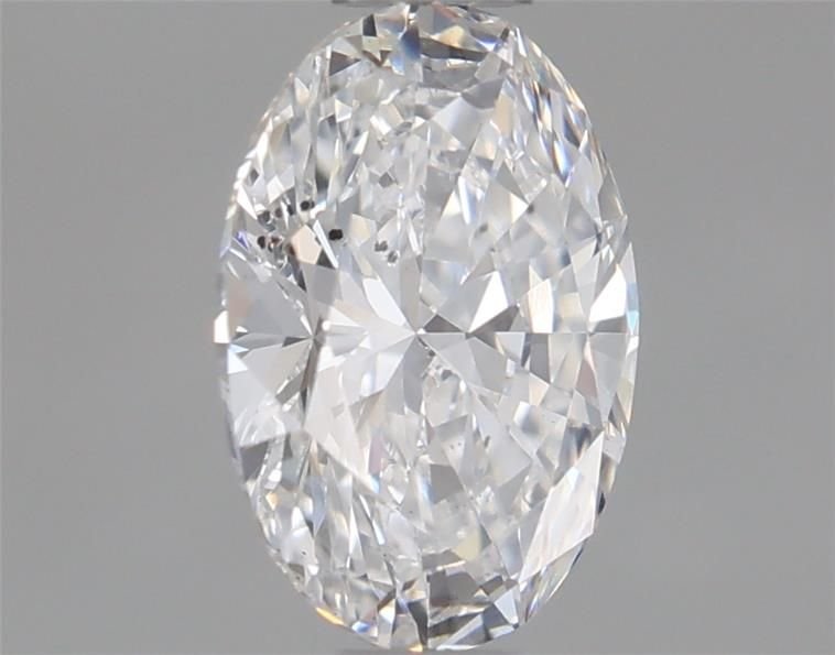 0.61ct D SI1 Rare Carat Ideal Cut Oval Lab Grown Diamond