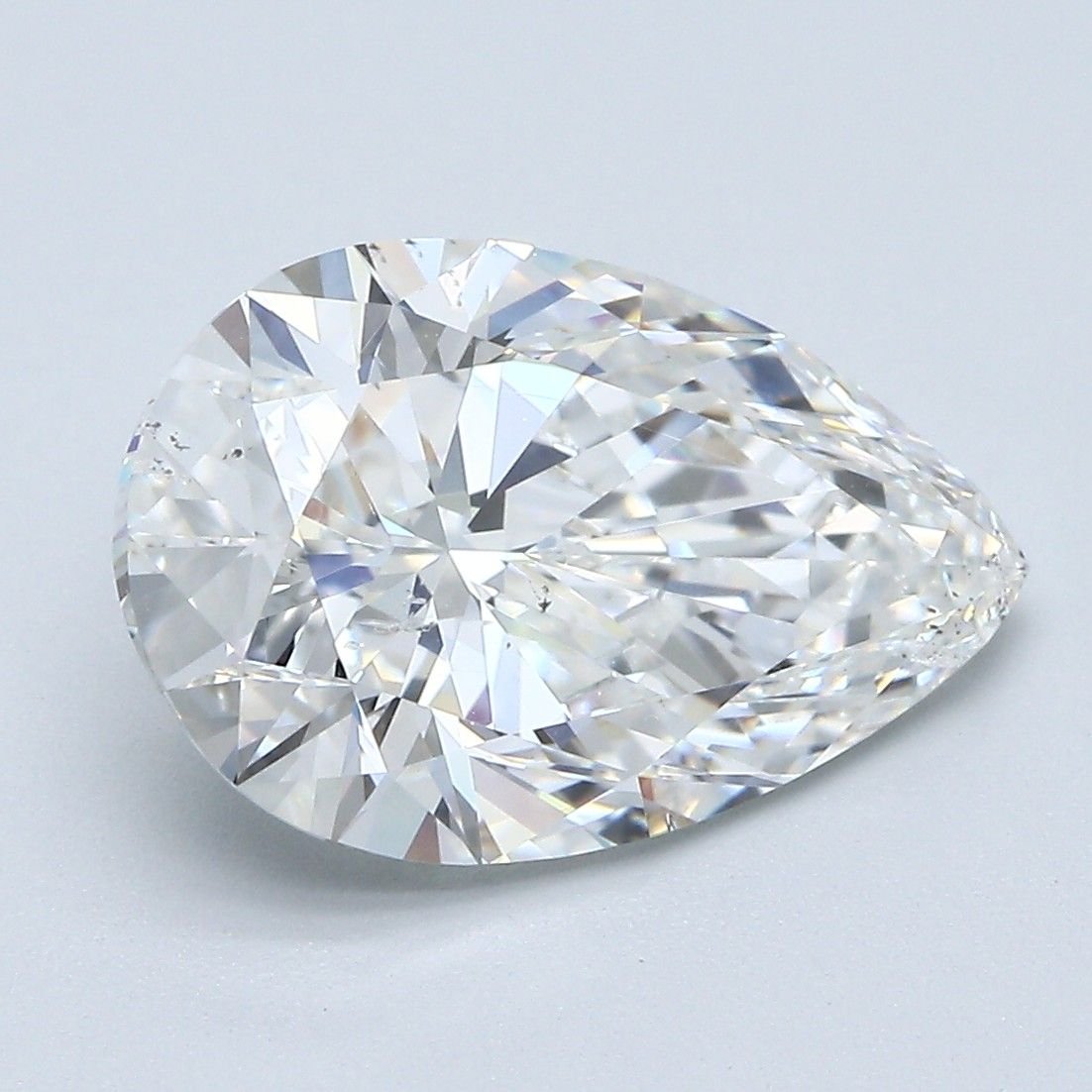 4.66ct F SI1 Excellent Cut Pear Diamond