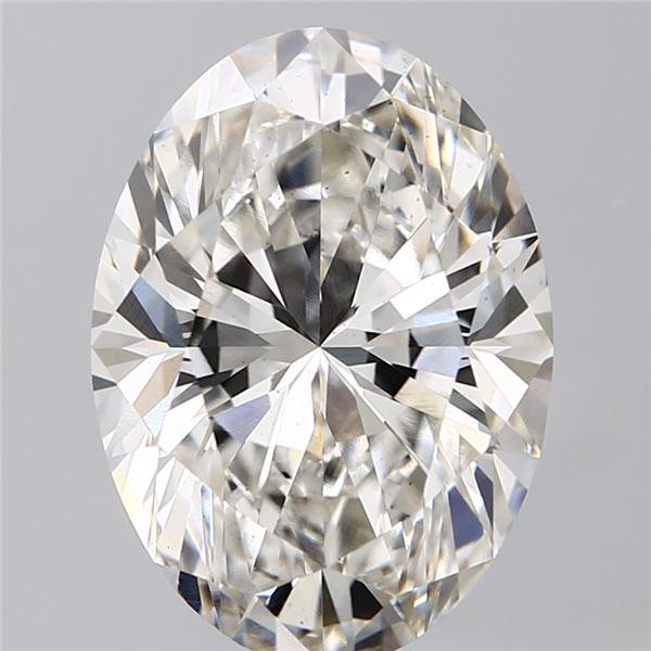 7.22ct H VS2 Very Good Cut Oval Lab Grown Diamond