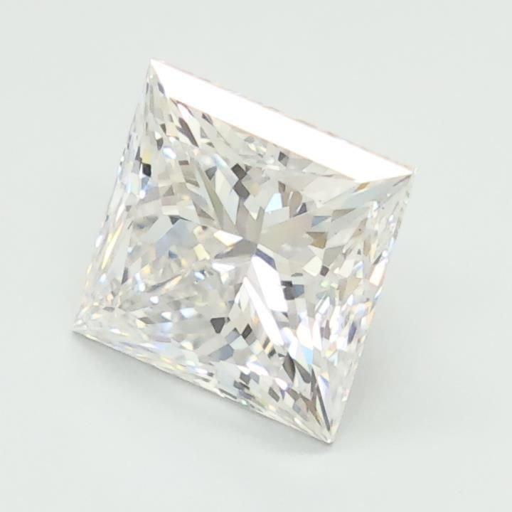 2.07ct D VS1 Rare Carat Ideal Cut Princess Lab Grown Diamond