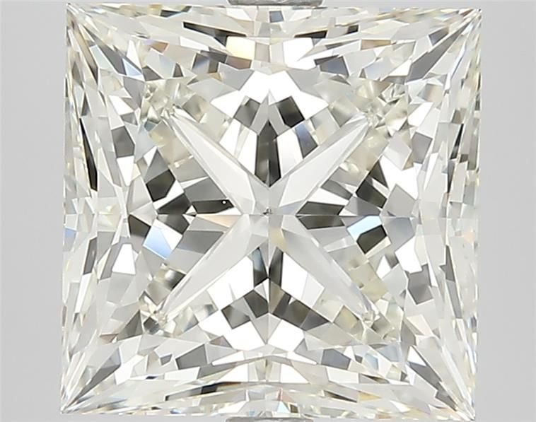 5.03ct K VS2 Rare Carat Ideal Cut Princess Diamond