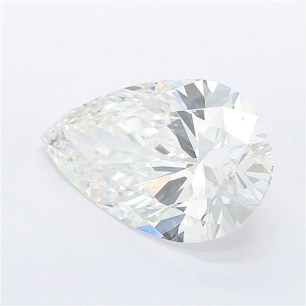 5.29ct E VVS2 Rare Carat Ideal Cut Pear Lab Grown Diamond