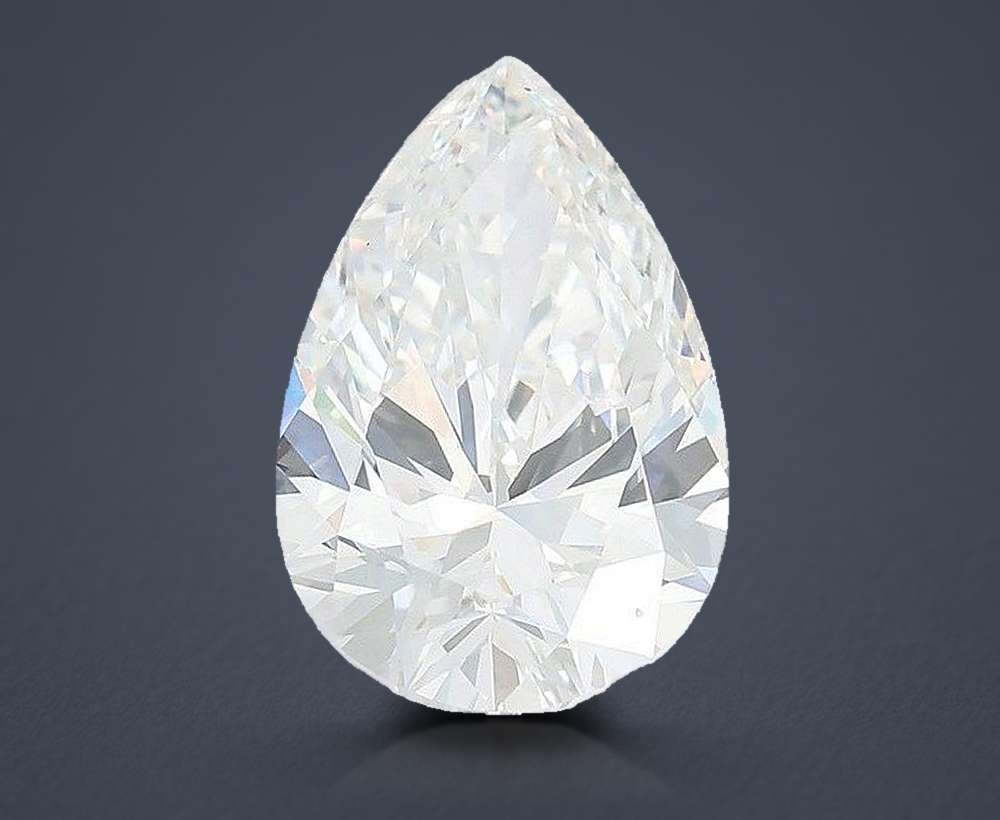 5.29 Carat Pear Lab Diamond