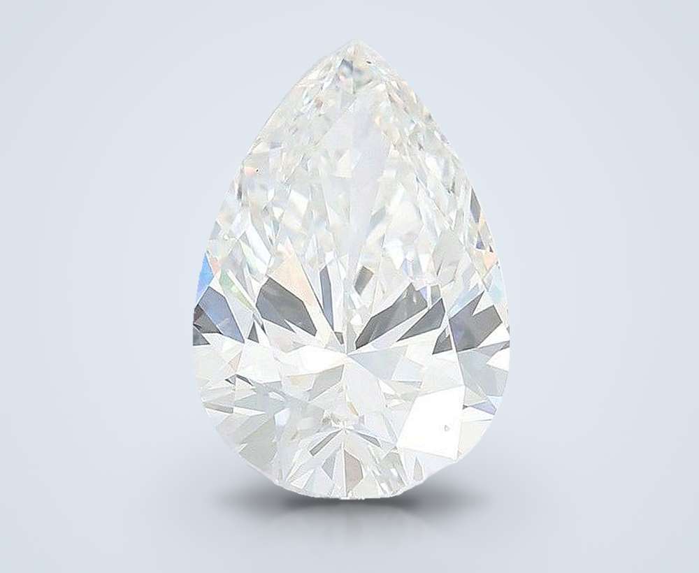 5.29 Carat Pear Lab Diamond