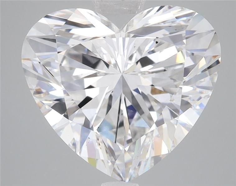 5.51ct E VS2 Rare Carat Ideal Cut Heart Lab Grown Diamond