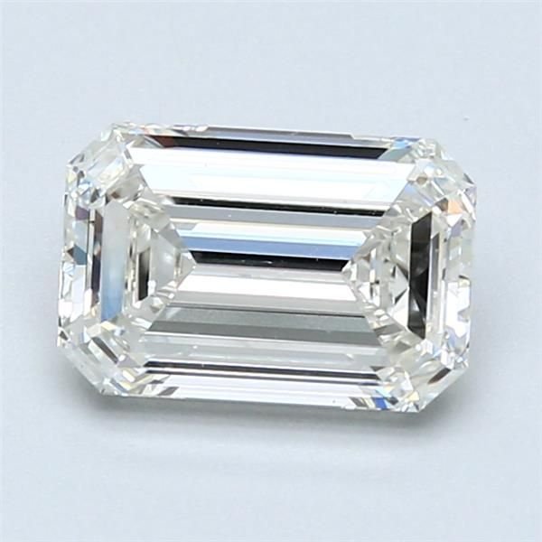 1.71ct I VS2 Rare Carat Ideal Cut Emerald Diamond