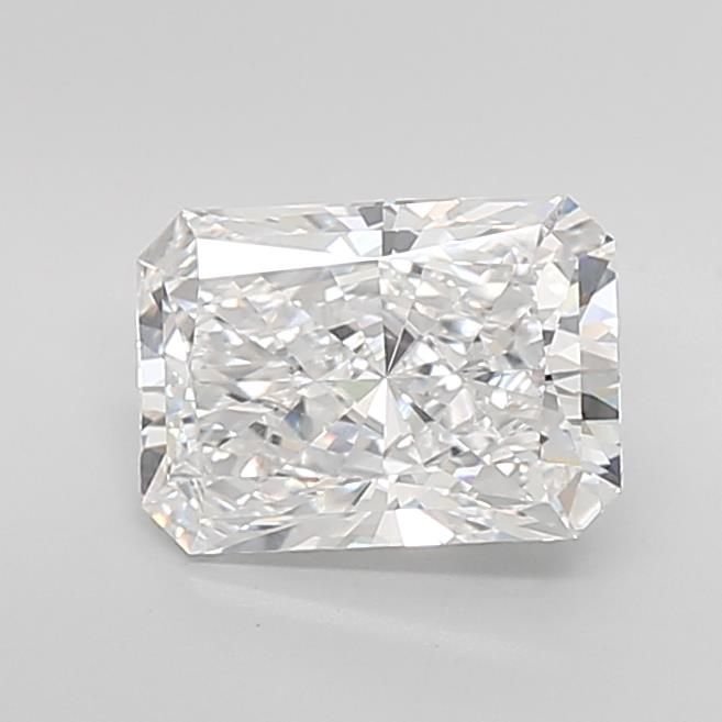 3.09ct E VVS2 Rare Carat Ideal Cut Radiant Lab Grown Diamond
