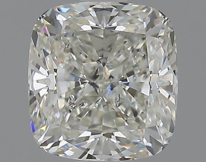 2.04ct J SI2 Rare Carat Ideal Cut Cushion Diamond