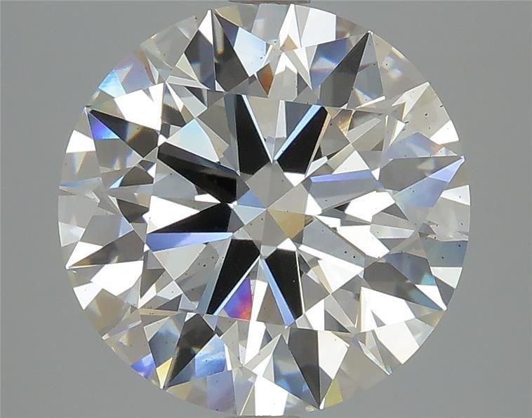 4.67ct F SI1 Rare Carat Ideal Cut Round Lab Grown Diamond