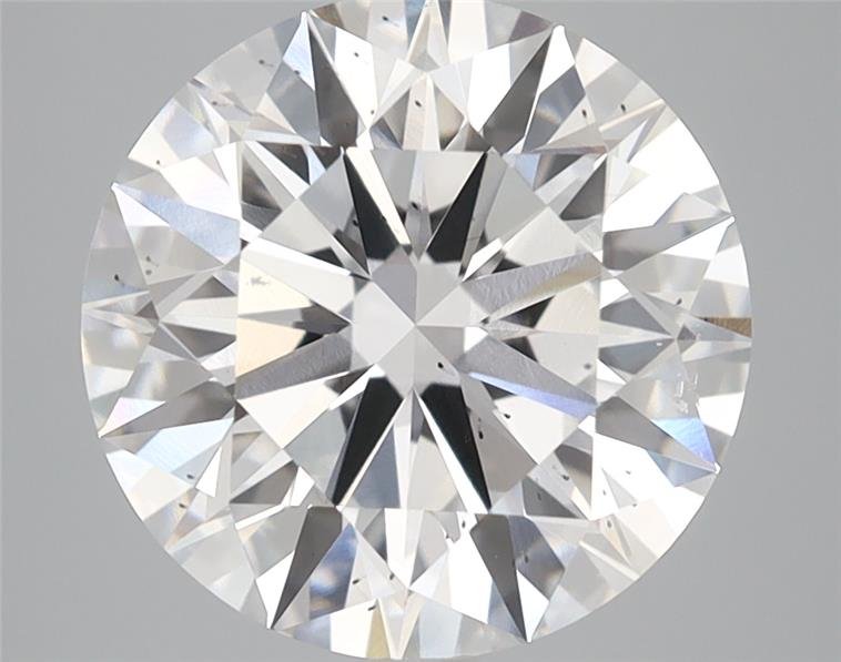 4.06ct D SI1 Rare Carat Ideal Cut Round Lab Grown Diamond